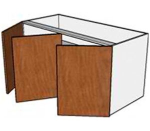 3 Door Cabinet 1 Left & 2 Right
