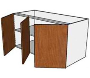 3 Door Cabinet 2 Left & 1 Right