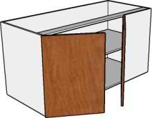2 Door Right Blind Cabinet