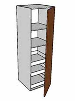 Pantry With Inner drawers Hinge Right