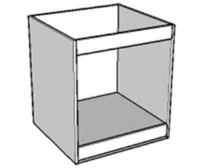 Under Bench Oven Cabinet
